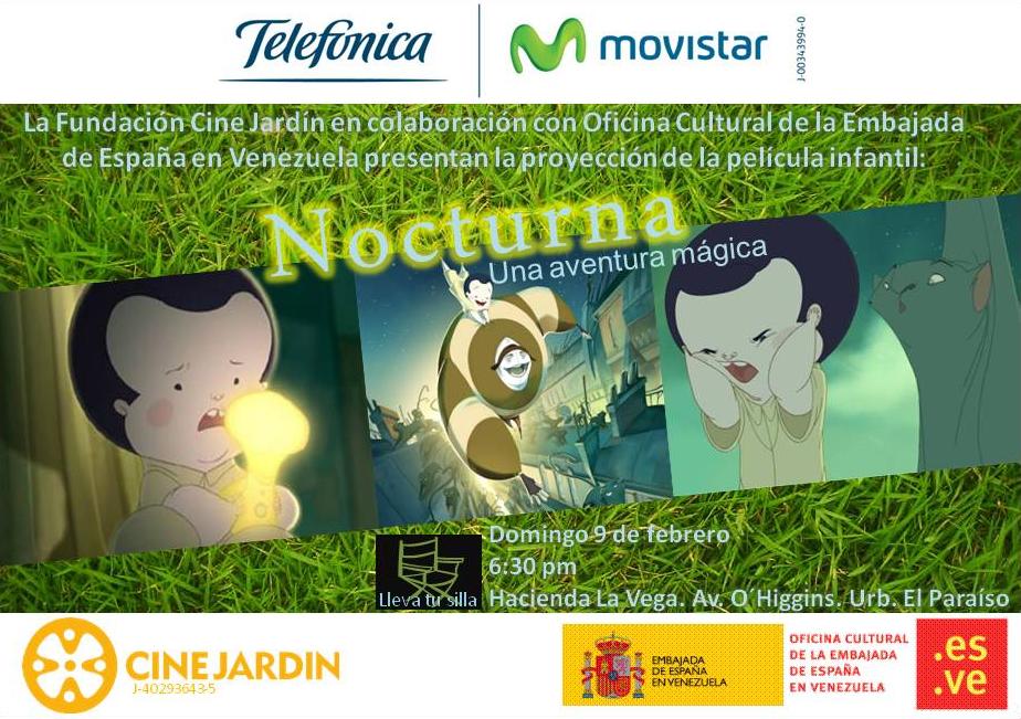 Invitacion Nocturna - Cine Jardín Hacienda La Vega