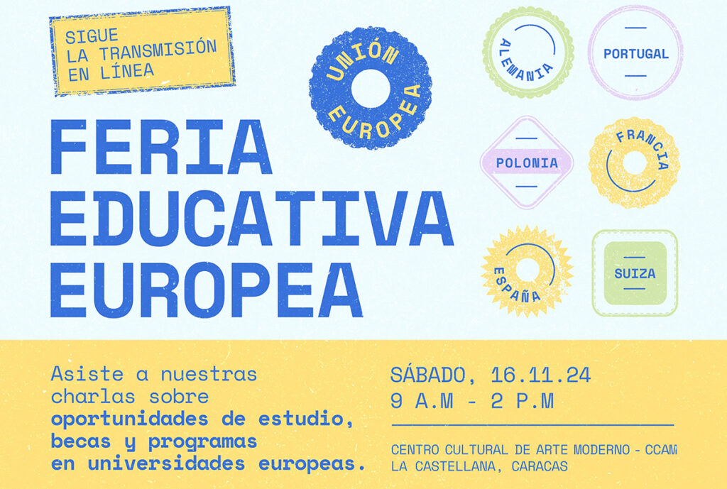 16/11 << FERIA EDUCATIVA EUROPEA >> CCAM >> 9AM A 2PM