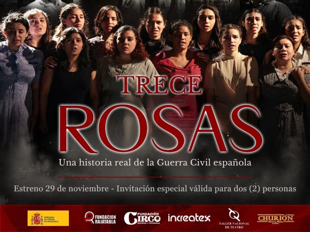 29/11 AL 8/12<< TRECE ROSAS>> TEATRO>>SALA RAJATABLA