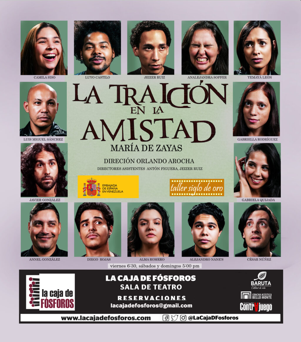 16/11 << LA TRAICIÓN EN LA AMISTAD <<TEATRO>> MARÍA DE SAYAS