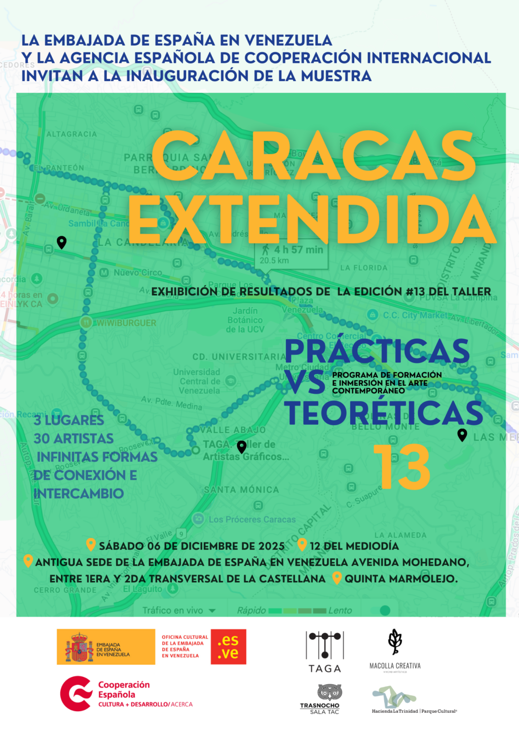 CARACAS EXTENDIDA >>> EXHIBICIÓN DE RESULTADOS DEL PROGRAMA <<PRÁCTICAS VS. TEORÉTICAS>>