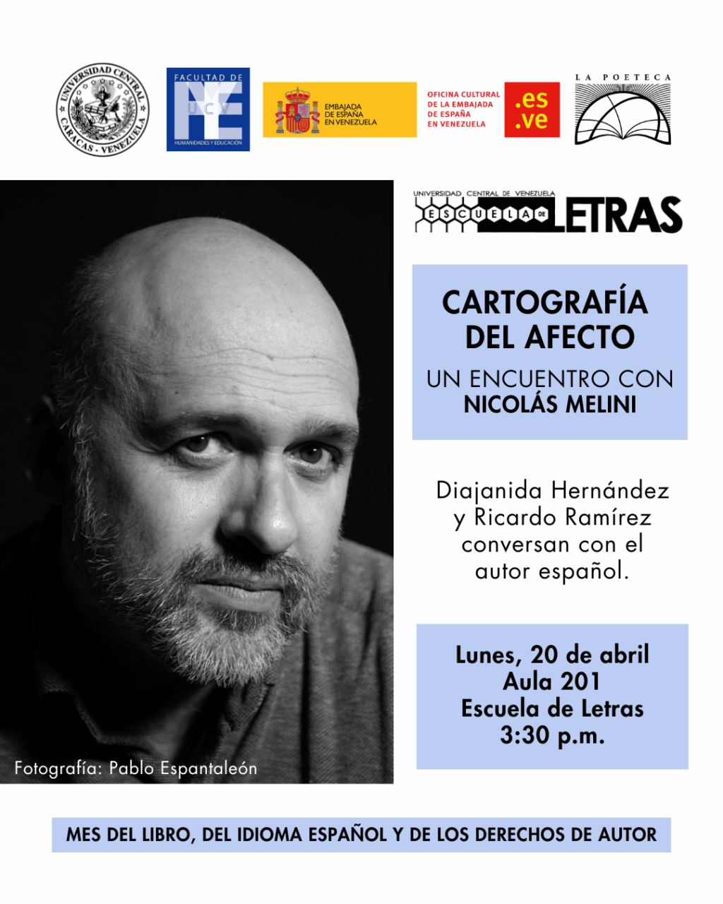 20/04 << NICOLÁS MELINI >> UCV>> SEMANA DEL LIBRO 2026